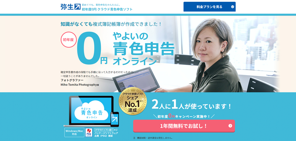 やよいの青色申告 オンライン